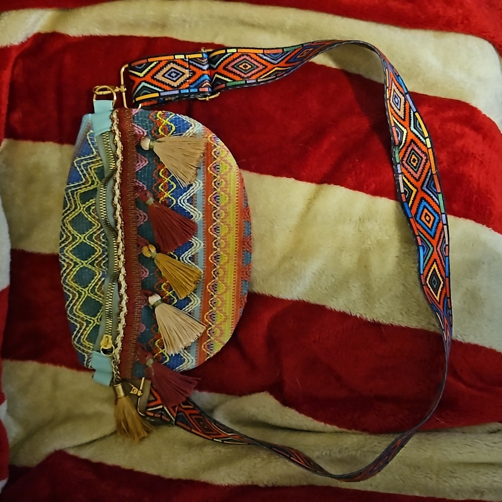 Bight colorful crossbody purse